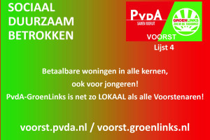 PvdA-GroenLinks is net zo LOKAAL als alle Voorstenaren